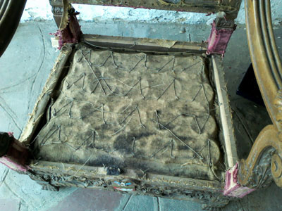 Photo: The Throne: top level of spring fixings