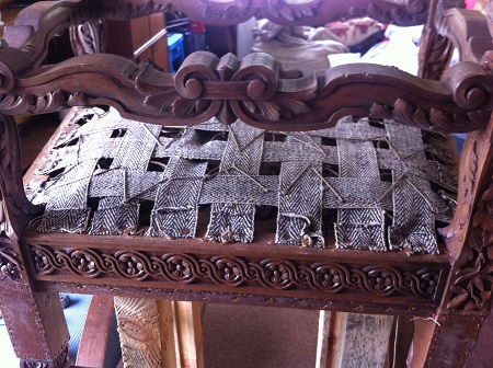 Underneath the bottom cover