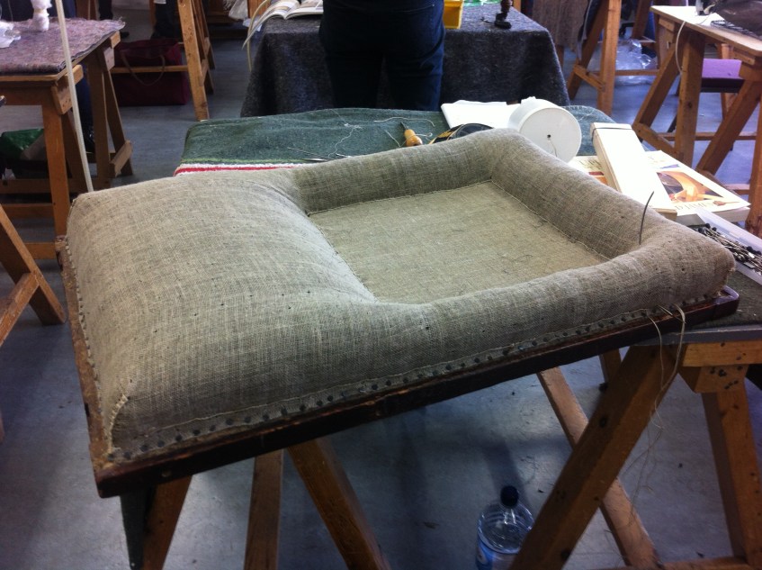 Photo: Chair Music back during upholstery